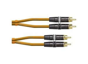 4250197646789 - CEON DJ RCA 06 O Audio Verbindungskabel [1x Cinch-Stecker - 1x Cinch-Stecker] 060 m Orange