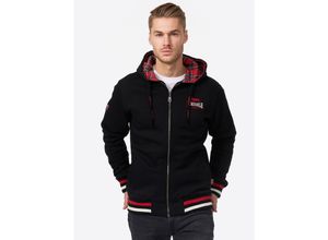 4250206772966 - Herren Kapuzensweatjacke mit Reißverschluss normale Passform LANCASTER