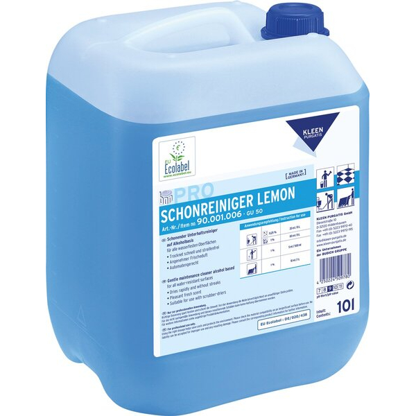 4250224509780 - Schonreiniger Lemon Alkoholreiniger 10 Liter 4250224509780 KLEEN PURGATIS
