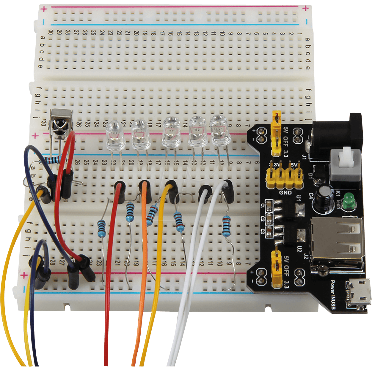 4250236814728 - Joy-IT Erweiterungs-Platine B-POW Spannungsversorgung für Steckboards Raspberry Pi Banana Pi