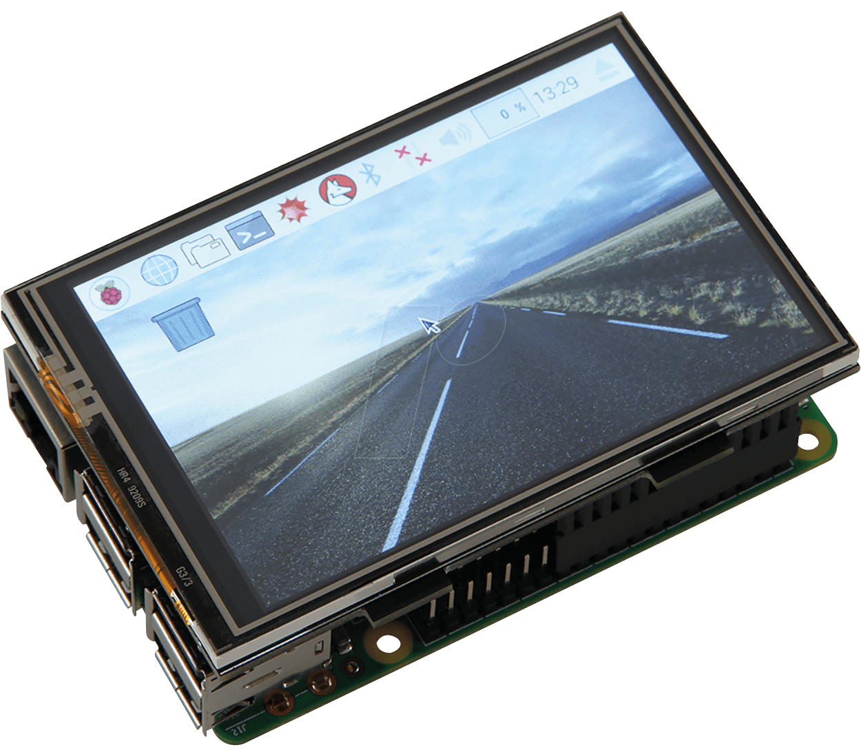 4250236815114 - Joy-it JT35TR Touchscreen-Modul 89 cm (35 Zoll) 480 x 320 Pixel Passend für (Entwicklungskits) Raspberry Pi