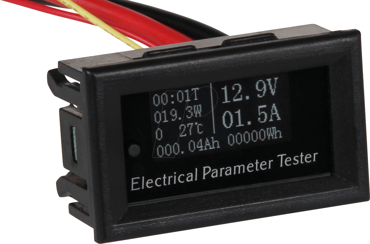 4250236817903 - COM-VAO10020 VAO10020 digitales einbaumessgeraet oled multifunktions-messgeraet 5-60V (dc) - Joy-it
