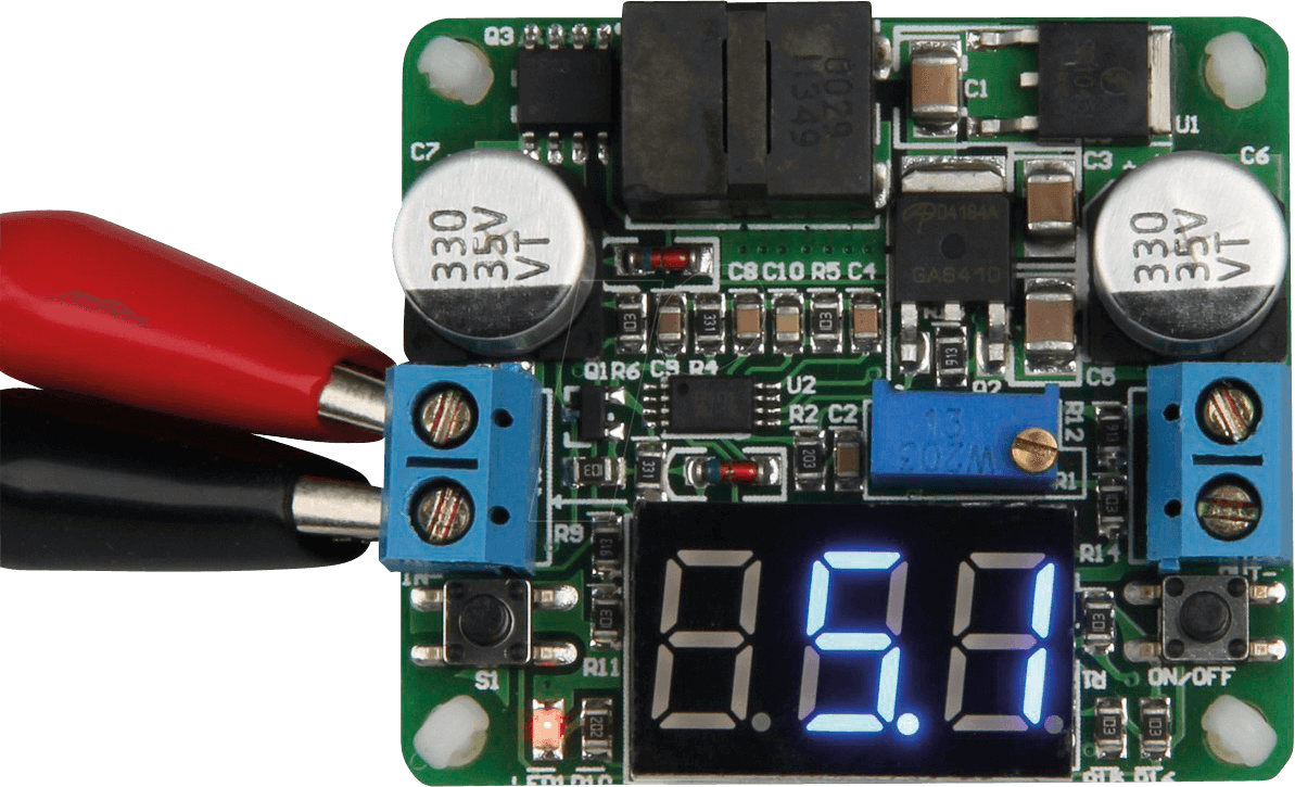 4250236817910 - Joy-IT Buck- Boost-Spannungswandlermodul mit stufenloser Ausgangsspannungswahl