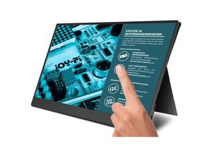 4250236818894 - Joy-it Joy-View 15 Touchscreen-Monitor EEK A (A - G) 396 cm (156 Zoll) 1920 x 1080 Pixel 169 USB-C® Mini HDMI™ Micro USB Audio stereo (35 mm Klinke)