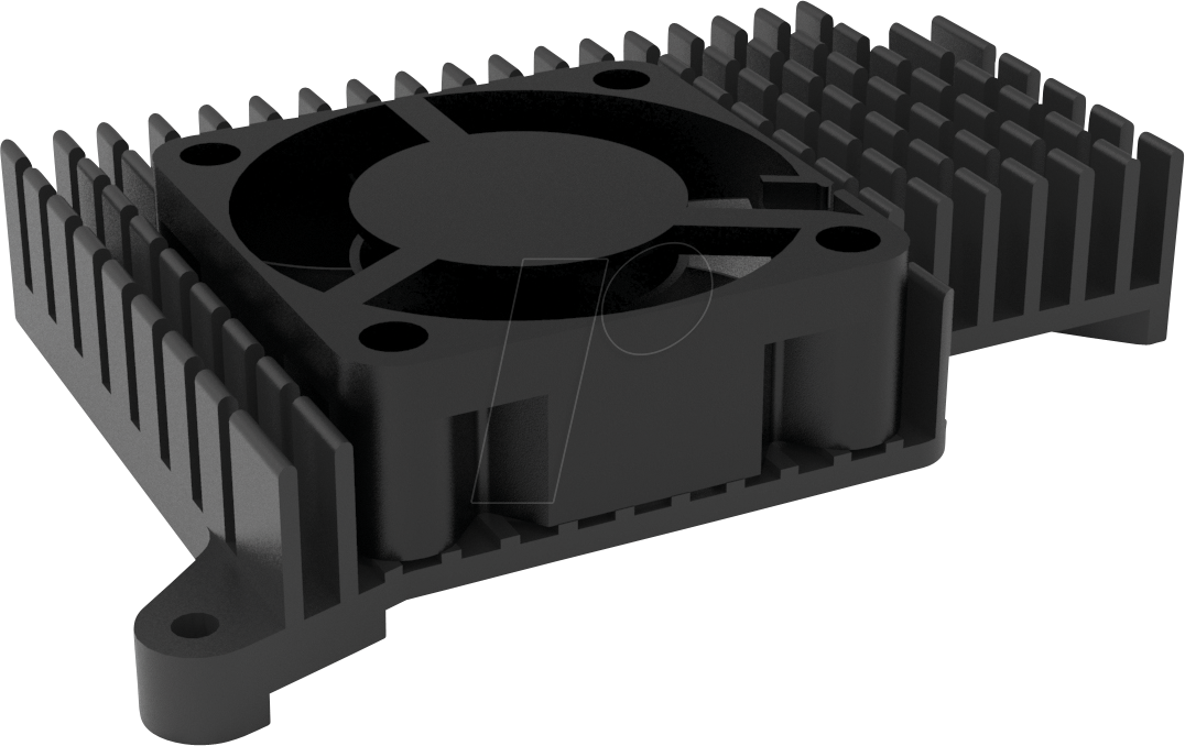 4250236827346 - Aluminiumkühlkörper mit integriertem Lüfter RB-heatsink5 für Raspberry Pi 5 - Joy-it