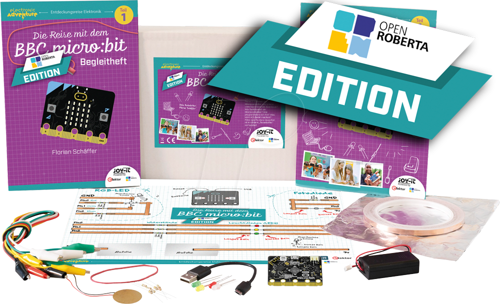 4250236827902 - BBC EDU EA-ORE - MicroBit V2 - Electronic Adventure Kit OpenRoberta