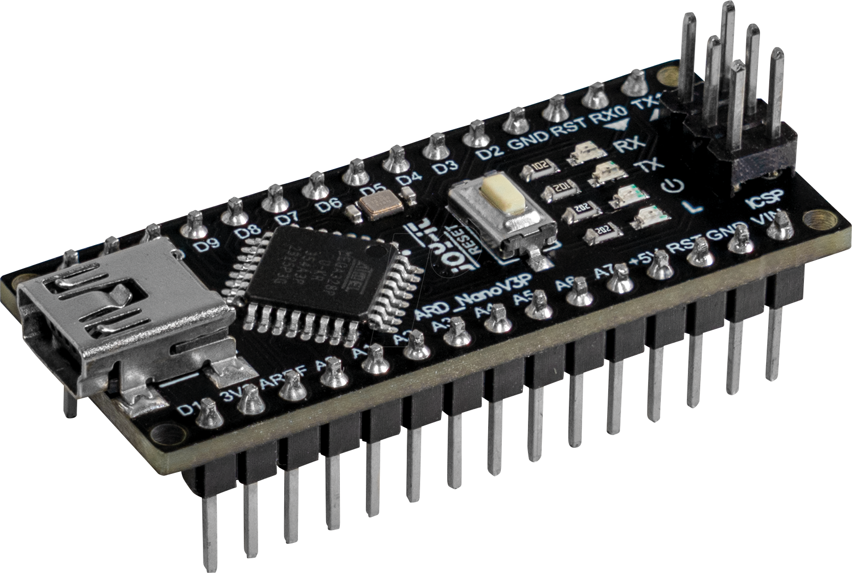 4250236828428 - ARD NANO V3P - Arduino kompatibles Nano Board ATmega328P Mini-USB