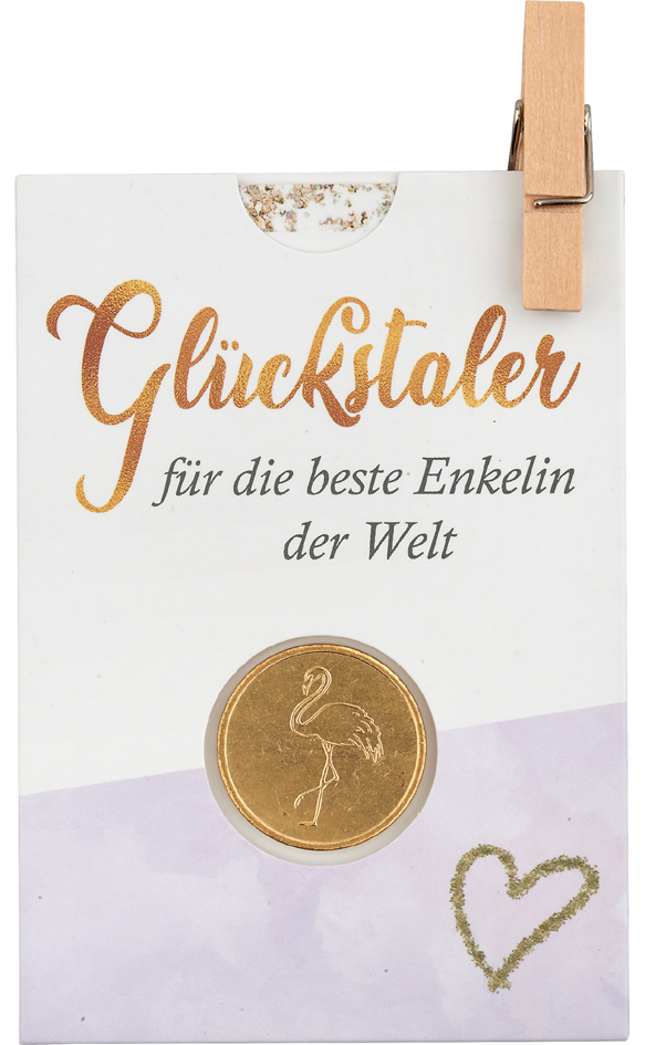 4250237361245 - HERGO Glückstaler Für die beste Enkelin der Welt