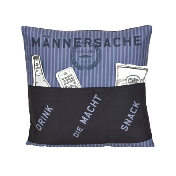 4250237389621 - Kissen mit Taschen Männersache 4250237389621 HERGO