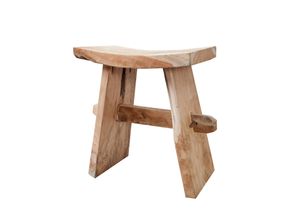 4250243540382 - riess-ambiente Sitzhocker ZEN - 40cm Teakholz Beistelltisch massiv