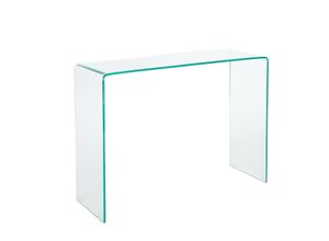 4250243547169 - riess-ambiente Konsolentisch FANTOME - 100cm transparent Schreibtisch Ganzglastisch