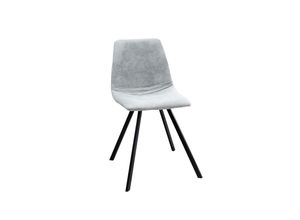 4250243576633 - riess-ambiente Stuhl AMSTERDAM CHAIR - Retro stone grau Designklassiker pflegeleicht Esszimmer