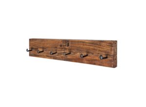 4250243586793 - riess-ambiente Wandgarderobe HEMINGWAY XL - 90cm natur recyceltes Massivholz massiv