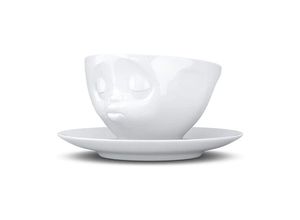 4250255858376 - Fiftyeight Products KaffeeTasse - küssend weiß