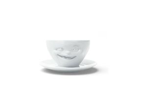 4250255859595 - Fiftyeight Products - Kaffeetasse Zwinkernd