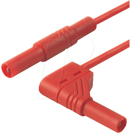 4250260202706 - ROT - sks Hirschmann mls wg 100 25 rt Sicherheits-Messleitung [Lamellenstecker 4 mm - Lamellenstecker 4 m