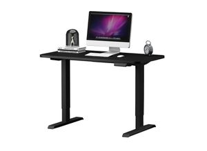 4250263741196 - Höhenverstellbarer Schreibtisch LIFT 2P11 110x60cm Schwarz Schreibtisch Höhenverstellbar Elektrisch mit Digitaldisplay Optimal als Stehschreibtisch Bürotisch oder Standing Desk