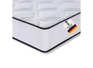 4250263742407 - Lisa Federkernmatratze - 19cm Höhe - Matratze mit Schaumstoff Schicht - H2 H3 Mittelfest – 7 Zonen - Federkern - Liegekomfort 90x200cm - Arensberger