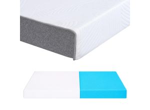 4250263744456 - ARENSBERGER LINA Gelschaum Matratze 90x200 cm – 11 cm NANOCELL® Gel-Schaum – H3 Härtegrad – Atmungsaktiv – Abnehmbarer Bezug 240g m²
