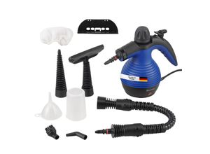 4250263781369 - Sommertal Dampfreiniger Handgerät SC350 – Kompakter Hand-Dampfreiniger für alles – Polstermöbel Fliesen Böden uvm – Steam Cleaner mit 350 ml Tank 110°C Dampf 3 Bar Druck