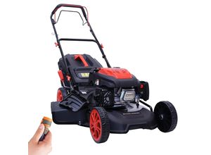 4250263781567 - STAHLMANN Rasenmäher Benzin mit Antrieb BR532 – 70PS (51kW) 224ccm mit Antrieb 53cm Schnittbreite Mulchen Schnitthöhenverstellung