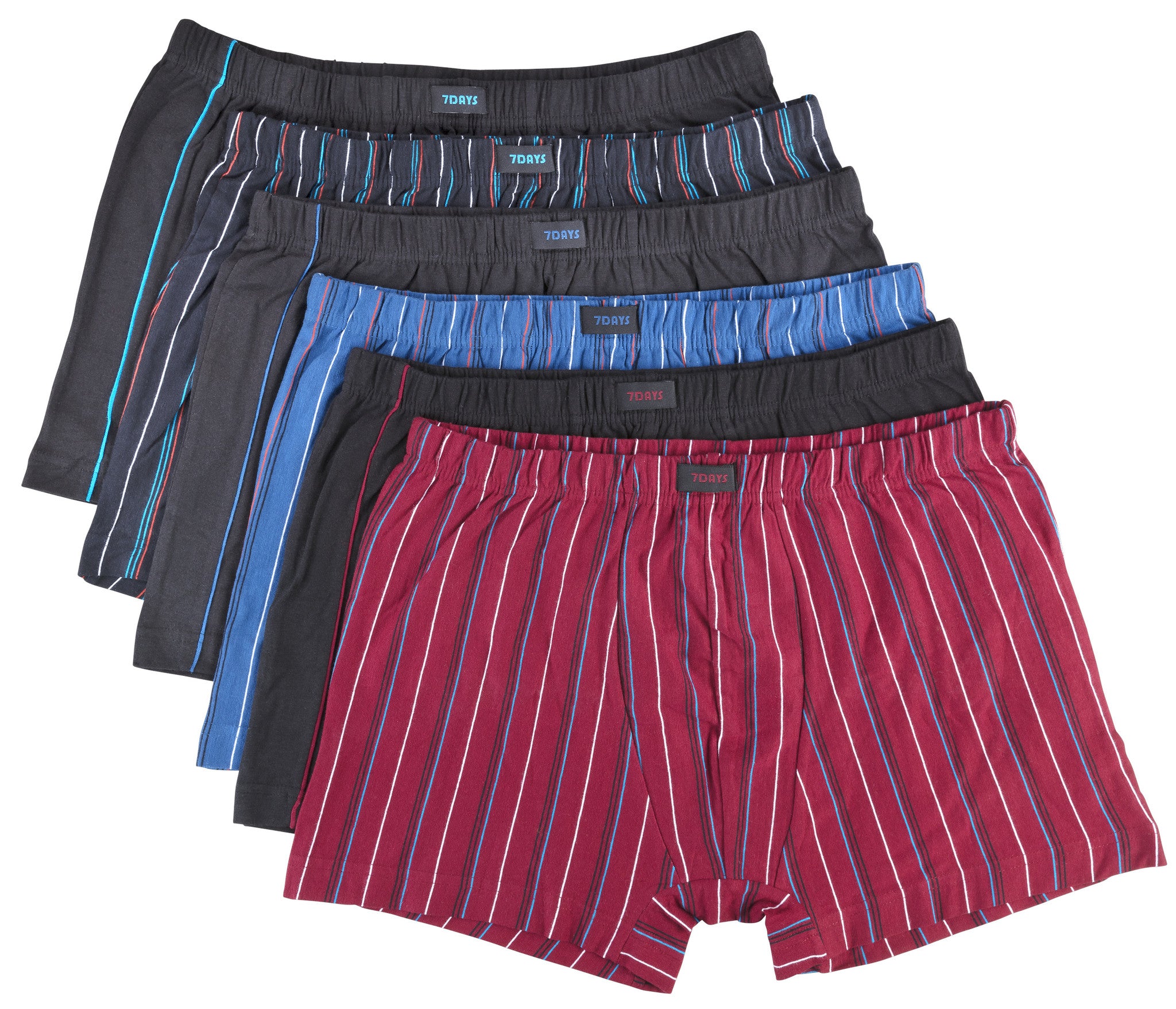 4250264511293 - Retro-Shorts 6er-Pack farblich sortiert Größe 9