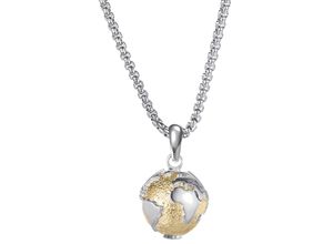 4250269360070 - Kette mit Anhänger FIRETTI Schmuck Geschenk Earth Collection Halsketten Gr 65 Edelstahl goldfarben (edelstahlfarben gelbgoldfarben) Damen Ketten mit Anhänger