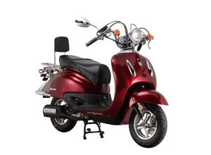 4250274100227 - Motorroller Retro Firenze 50 ccm 45 kmh EURO 5 weinrot