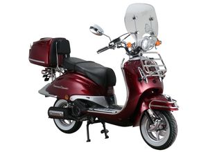 4250274100241 - Motorroller Retro Firenze Classic 125 ccm 85 kmh EURO 5 weinrot