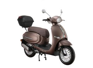 4250274102450 - Motorroller Cappucino 125 ccm 85 km h EURO 5 mattbraun inkl Topcase