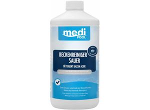 4250286210501 - Beckenreiniger sauer 1 Liter Grundreiniger Poolreiniger Randreiniger - Medipool