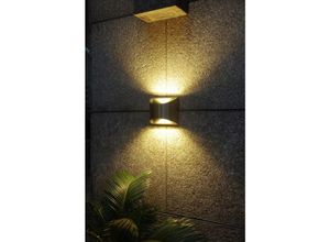 4250294312471 - Led Außenwandleuchte Dodd Edelstahl Up- & Downlight Außenwandleuchte - Lutec 4250294312471 - Led Außenwandleuchte Dodd Edelstahl Up- & Downlight Außenwandleuchte - Lutec