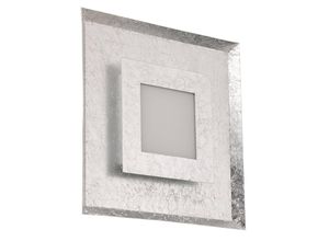 4250294313409 - Luxuriöse led Innenleuchte window für Wand & Decke Blattsilber Design eckig 39cm