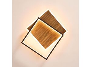 4250294319586 - Led Wand- und Deckenleuchte Ovest in Natur-dunkel und - brown - Eco-light