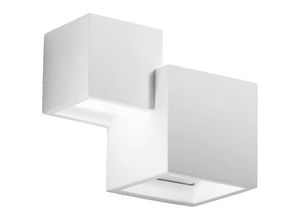 4250294320513 - Wandleuchte Rubik in Weiß G9 2-flammig - white - Eco-light