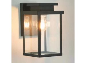 4250294321077 - Wandleuchte Ottawa in Schwarz E27 IP44 - black - Eco-light