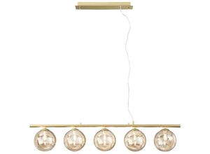 4250294321145 - Pendelleuchte Neptun in Gold G9 5-flammig - yellow - Eco-light