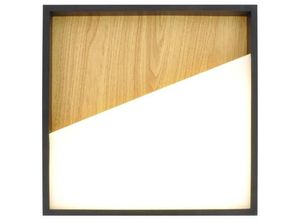 4250294321299 - Led Wandleuchte Vista in Natur und Schwarz 25W 1750lm - brown - Eco-light