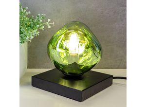 4250294323514 - Tischleuchte Canopus grün Ø 15 cm Glas 1 x E14 4250294323514 - Tischleuchte Canopus grün Ø 15 cm Glas 1 x E14