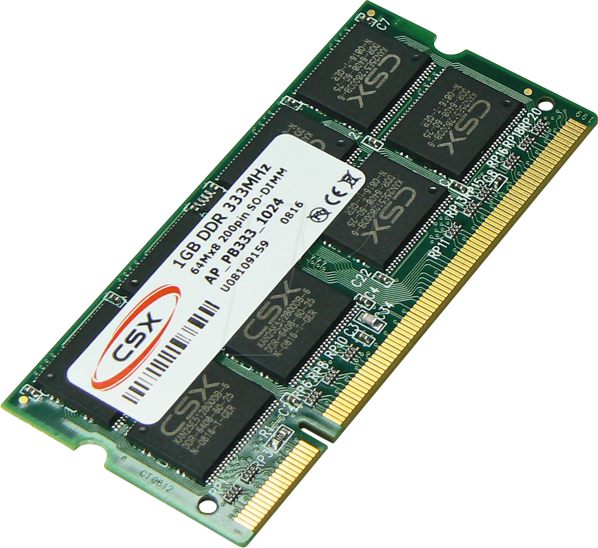 4250312500415 - 11CS0104-1003 - 1GB DDR-400MHz SODIMM 4250312500415 - 11CS0104-1003 - 1GB DDR-400MHz SODIMM