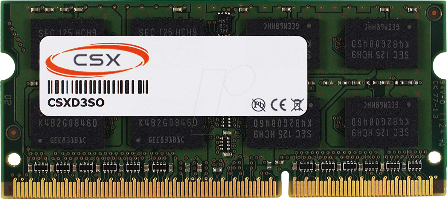 4250312508275 - 31CS0416-1011-1 - 4GB DDR3-1600MHz SODIMM 4250312508275 - 31CS0416-1011-1 - 4GB DDR3-1600MHz SODIMM