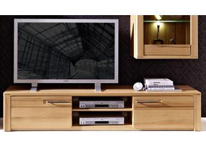 4250314511983 - Media-Board INNOSTYLE Nature Plus Sideboards Gr B H T 190 cm x 36 cm x 45 cm Holzwerkstoff kernbuchefarben (Korpus)  Massivholz Kernbuche (Front) beige (kernbuche teilmassiv) TV-Sideboards Breite 190 cm 2 Schubkästen 1 offenes Fach