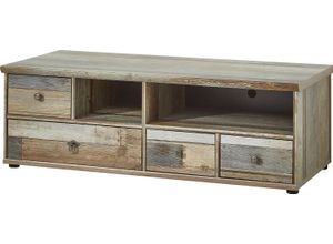 4250314530793 - Lowboard INNOSTYLE BONANZA Sideboards Gr B H T 130 cm x 43 cm x 52 cm 4 braun Lowboards 4 Schubladen 2 Fächer 1 Kabeldurchlass ABS Kantenschutz