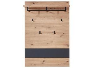 4250314545261 - Garderobenpaneel Wandgarderobe Kleiderpaneel Diele Flur memphis Artisan Eiche 