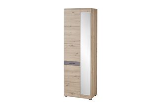 4250314551484 - - Garderobenschrank Schuhschrank Kleiderschrank für Flur wien Artisan Eiche   St