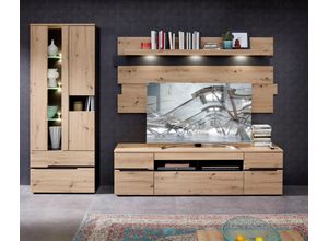 4250314559749 - TV-Schrank INNOSTYLE MEMPHIS TOPSELLER Schränke Gr B T 192 cm x 47 cm 2 St braun (artisan eiche absetzung graphit) Bicolour Eiche Artisan Absetzung graphit