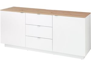 4250314566358 - TV-Schrank INNOSTYLE Core TV-Sideboard Stellmaß B H T 180x77x44 cm weiß B180cm H77cm T44cm FSC-zertifizierter Holzwerkstoff Schränke TV-Sideboard mit 2 Holztüren und 3 Schubkästen