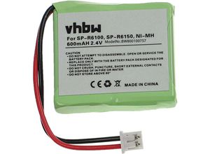 4250318622609 - NiMH Akku 600mAh (24V) kompatibel mit Handy Smartphone Telefon Sagem dcp 12-300 dcp 21-300 dcp 22-300 Ersatz für 82H BC102168 - Vhbw