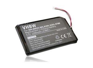 4250318642171 - vhbw Li-Polymer Akku 1200mAh (37V) kompatibel mit Navigation GPS Navigon 40 Easy 40 Plus 40 Premium Ersatz für 8390-ZC01-0780 38400035005