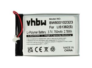 4250318645776 - Vhbw - Li-Polymer Akku 750mAh (37V) kompatibel mit eBook Reader Sony Portable Reader PRS-300 PRS-300SC PRS-300RC PRS-300BC Ersatz für LIS1382(S)